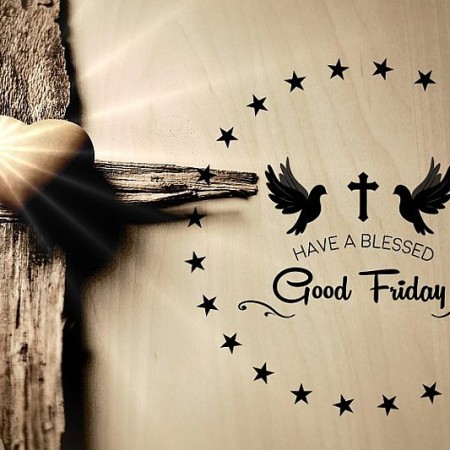 Good Friday. Image composite from images courtesy of pixabay.com